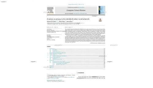 A survey on privacy in decentralized online social networks